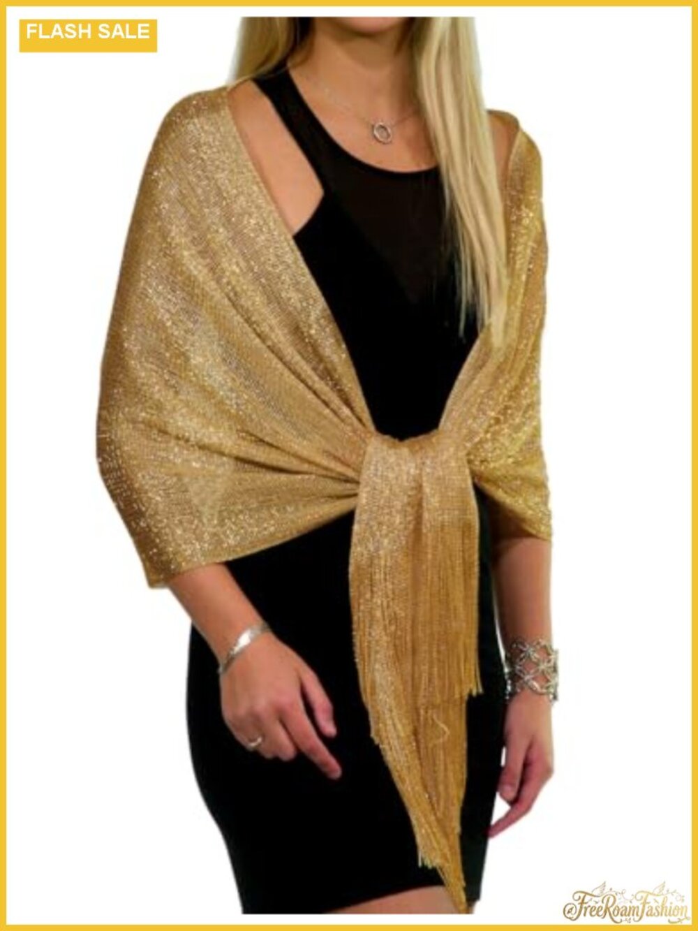 Metallic Glitter Shawl Wrap for Evening Dresses Wedding Gift